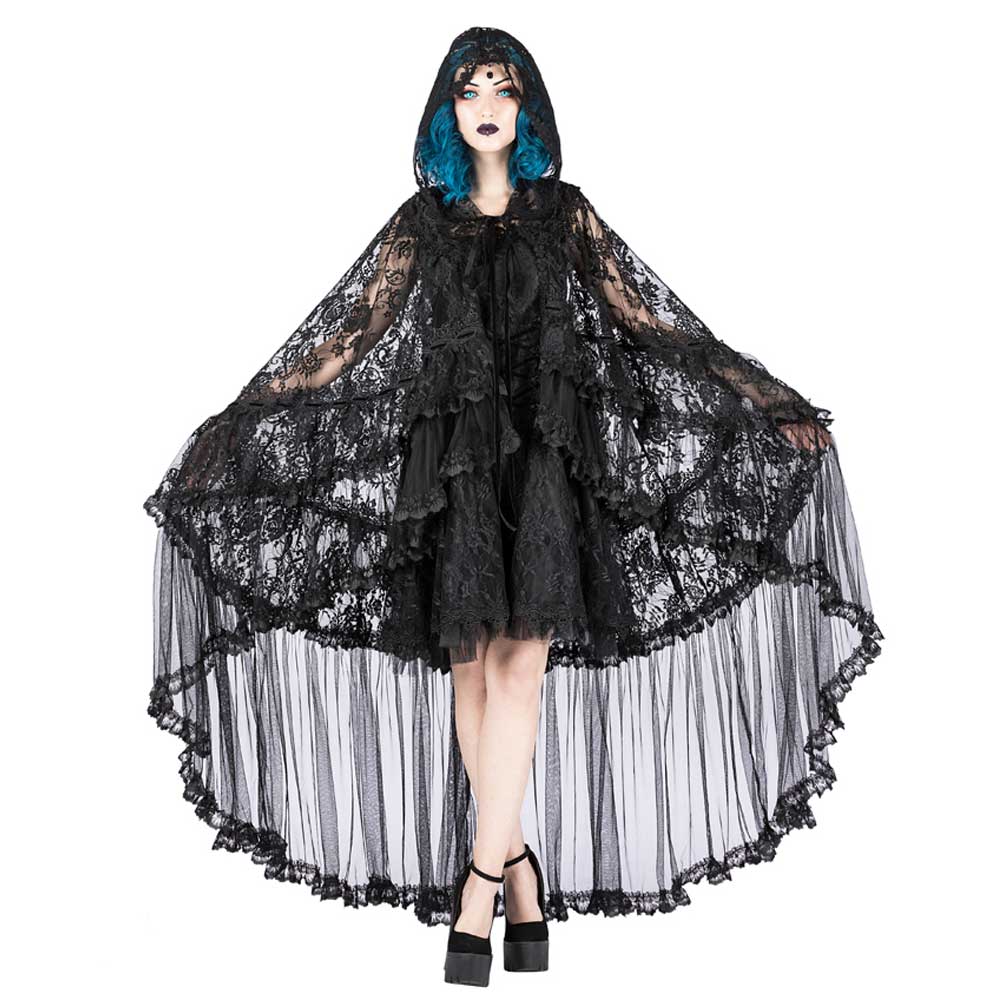 Sinister - 1035 Umhang/Mantel/Poncho - Schwarz